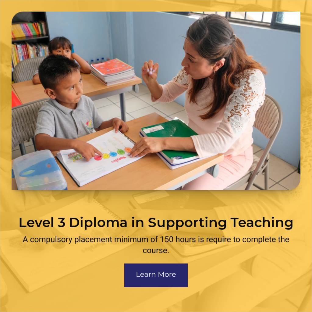 Level 3 Diploma in Supporting Teaching